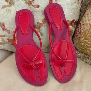 Colehaan Red/Fuchsia “Bikini” Sandal Fun Feminine